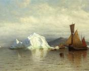 Labrador Fishing Boats near Cape Charles - 威廉·布雷德福